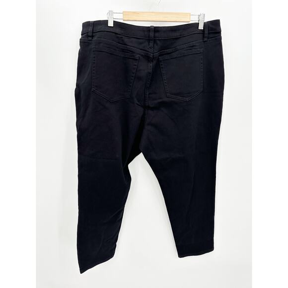 Nili Lotan for Target Anthracite Black Denim Jeans Women's Plus Size 16W/18W NWT - Picture 2 of 7